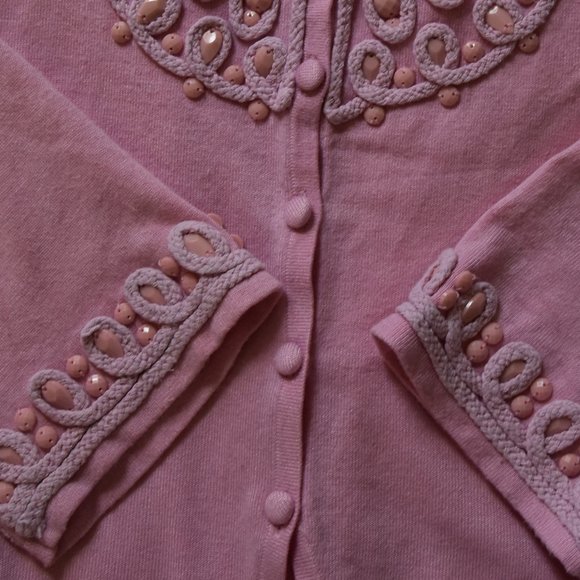 INC Pink Crop Cardigan Sweater Ladies XL - Picture 6 of 6